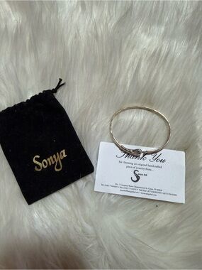 Sonya St. Croix Hook Silver Bracelet